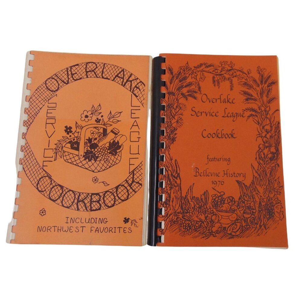 Vintage Overlake Service League Cookbook Bellevue History 1976 Northwest PNW